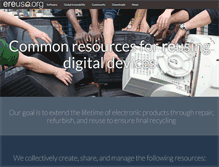 Tablet Screenshot of ereuse.org